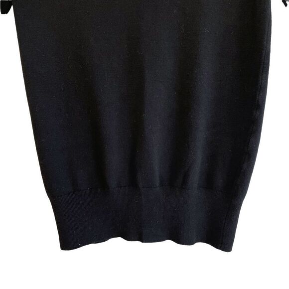 Zara Fitted Knit Black Classic T Shirt - Picture 8 of 9